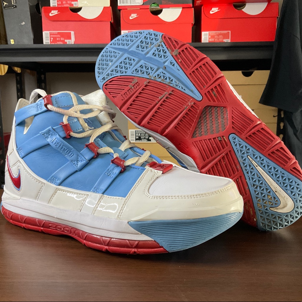Nike Zoom Air Lebron 3 Iii Sz 85 Preowned